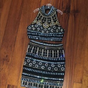 Sherri Hill beaded two piece. Amazing!!. Brand new